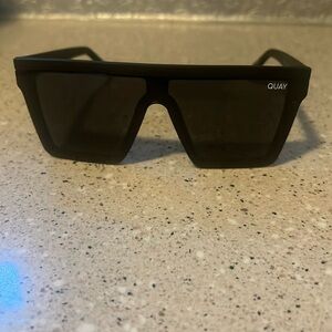 Quay Australia Black Polarized Hindsight Sunglasses